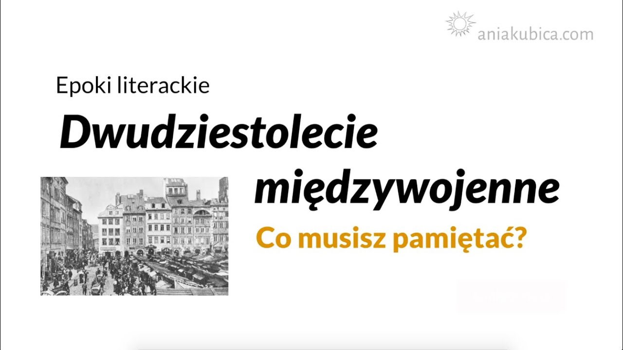 20 Lecie Międzywojenne Sprawdzian Historia