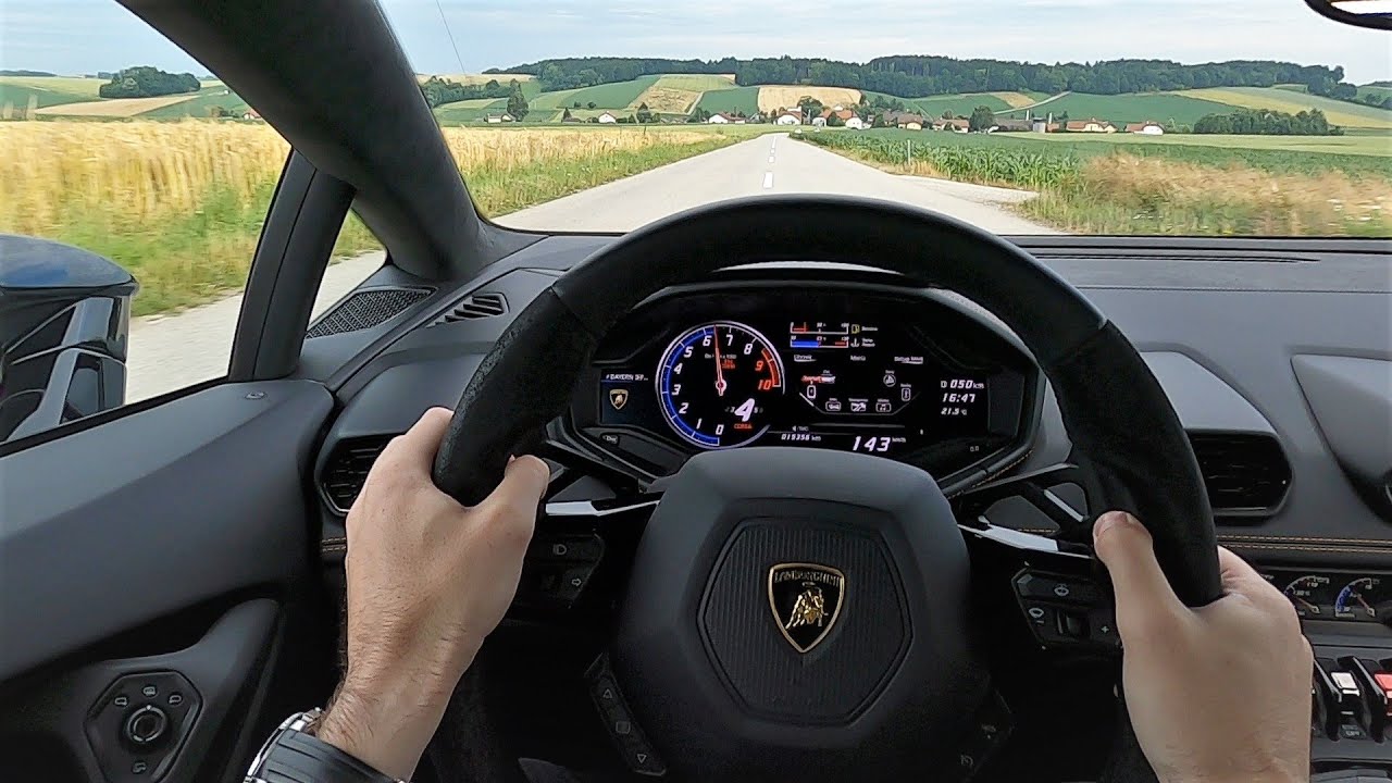 Lamborghini Huracan - POV Sound - HARD Accelerations & REVS
