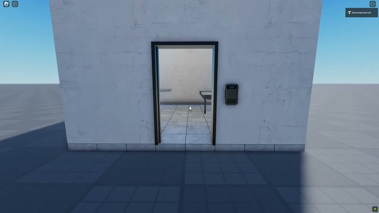 Build and script an scp door on roblox studio french or english by  The_unity_red