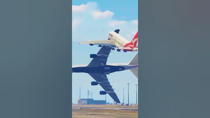 Extremely brave pilot save both airplane on airport #shortsfeed