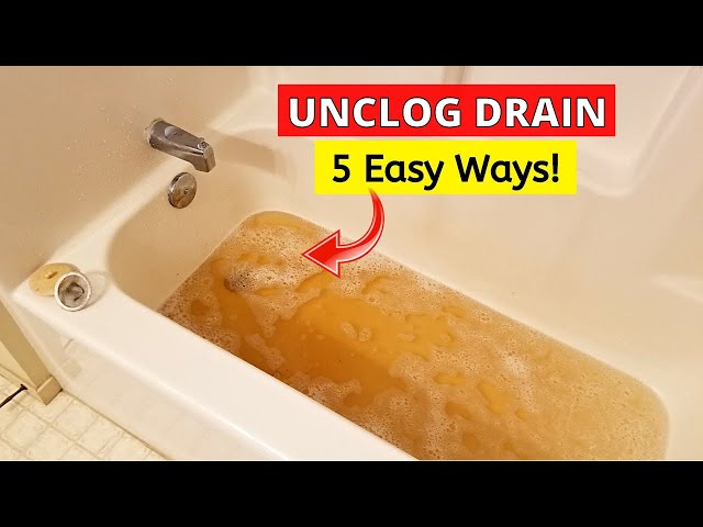 How to Unclog a Bathtub Drain 