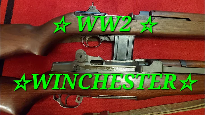 ☆WW2 Winchester Battle Rifles☆M1 Garand & M1 30 Carbine US American Rifle Guns ww2 All Original