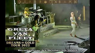 Greta Van Fleet - Dreams In Gold Tour 2022 - BJCC Legacy Arena - Birmingham, AL 10/29/2022