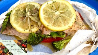 How To Make Salmon En Papillote  #loveyourheart