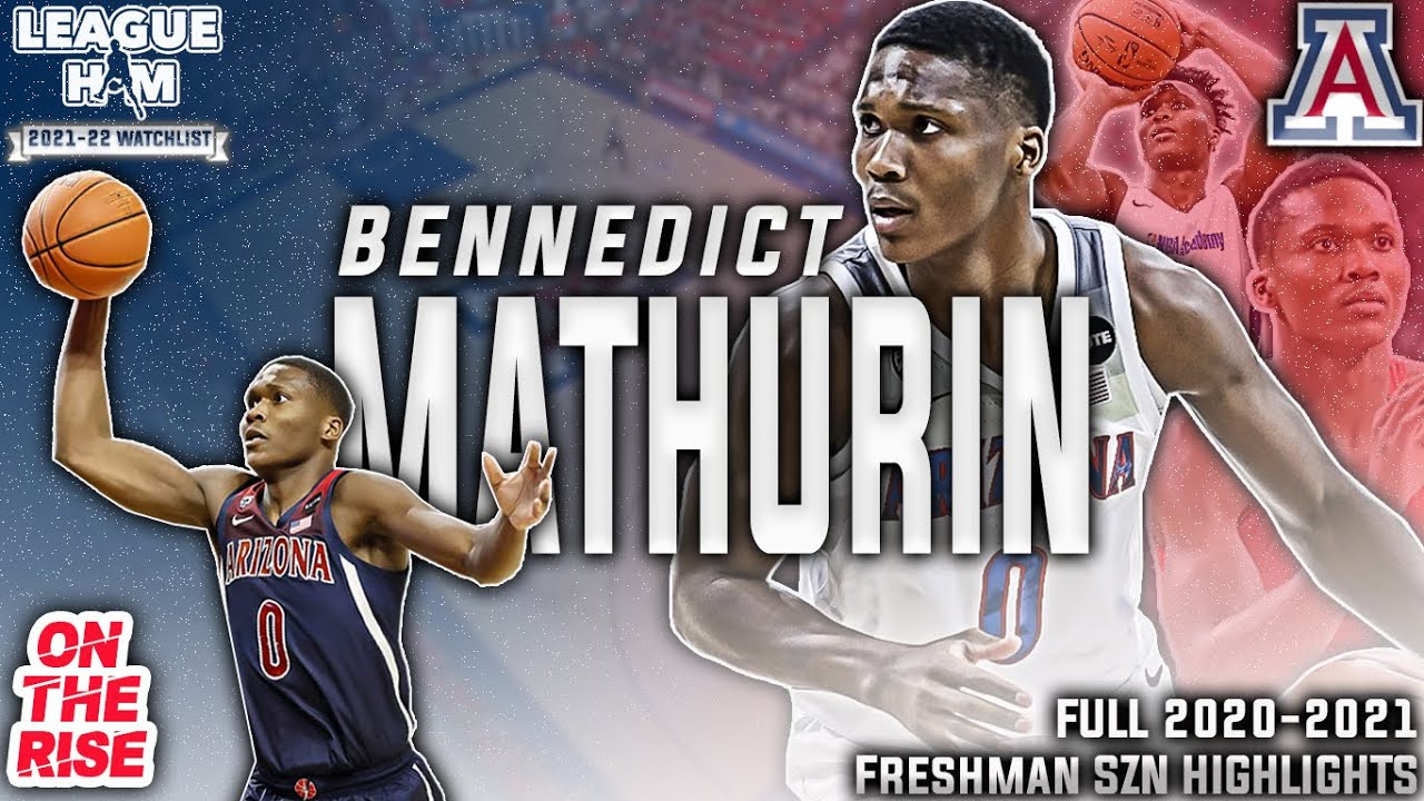 Bennedict Mathurin Full Arizona 2020-2021 Freshman SZN Highlights | Athletic Sharpshooting 6'7 Wing