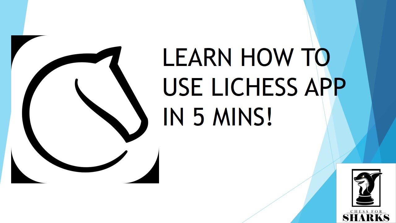 Learn how to use Lichess app in 5 mins! 