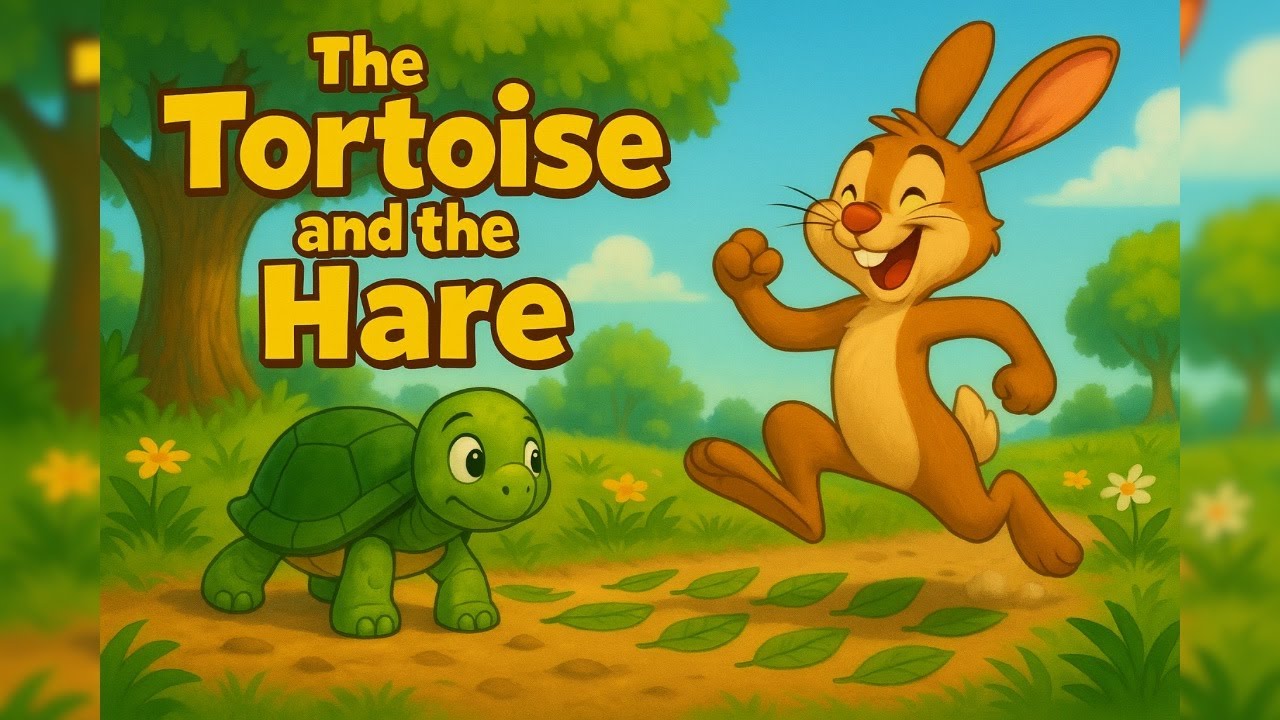 The Tortoise and the Hare | Moral Story for Kids | Bedtime Fable ...