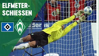 DFB Pokal: Tim Wiese wird  ElfmeterKiller | Hamburger SV  Werder Bremen 2:4