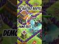 Electro Boots test 😁 | Low defence clean demo | Clash of Clans Shorts