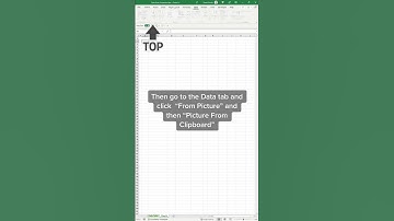 Always getting sent annoying screenshots? Just insert data from picture 📸 #excel #exceltips #shorts