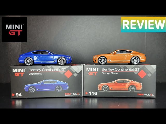 MINI GT Bentley Continental GT 2個セット Mini GT 1:64 Bentley Continental GT Speed 2022 Candy Red