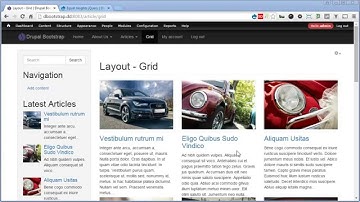 Drupal Bootstrap - 20 - Creating Article Views - Custom Grid Layout + Equal Heights