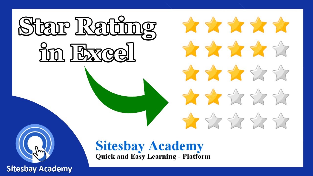 how-to-make-star-rating-in-excel-in-hindi-excel-star-rating