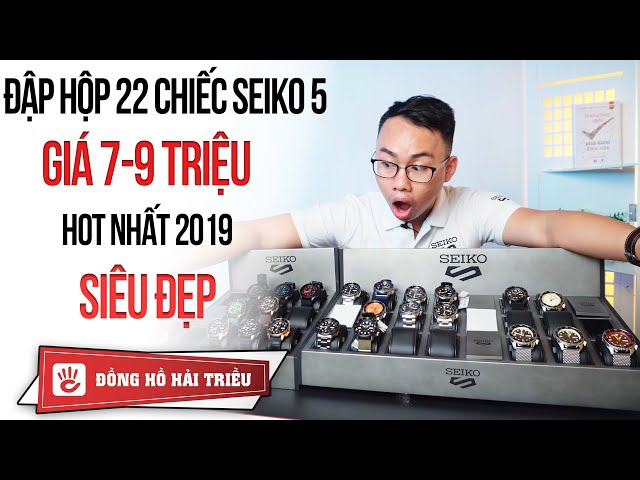 Đập hộp TOP 22 chiếc đồng hồ Seiko 5 chính hãng Nhật Bản hot nhất 2021 cực đẹp | Unbox watch #7