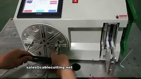 Cable winding and Binding Machine, Testing video for USA client