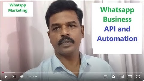 Whatsapp Business API and Automation. Sasikumar Talks Whatsapp Marketing. #SasikumarTalks