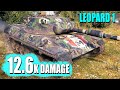 Leopard 1: Perfect sniper [KRAWL], 12.6k damage