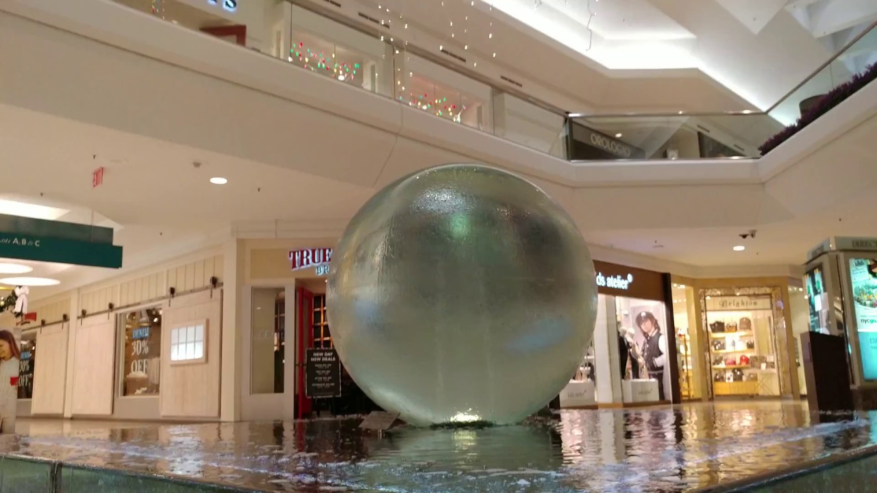 GLASS BALL WATER FOUNTAIN BASIN IN SHORT HILLS MALL YouTube