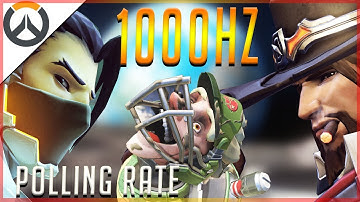 1000 HZ Polling Rate DPS - Hanzo, Junkrat & Mccree Rank Overwatch Gameplay #67