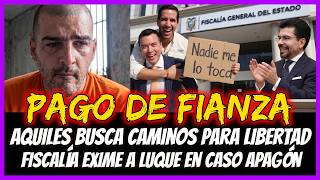 PAGO DE FIANZA. Aquiles busca caminos para libertad. Fiscalía exime a Luque en caso apagón