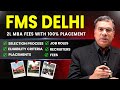 FMS Delhi MBA Admissions 2026 | Average Salary, Top Recruiters, JOB Role & ROI Analysis