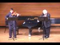 Prokofiev Sonata for Two Violins 4th mvt (recorded live in 2002)