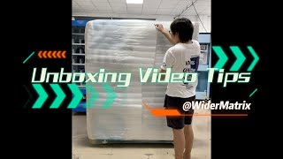 unboxing video - please follow us step by step