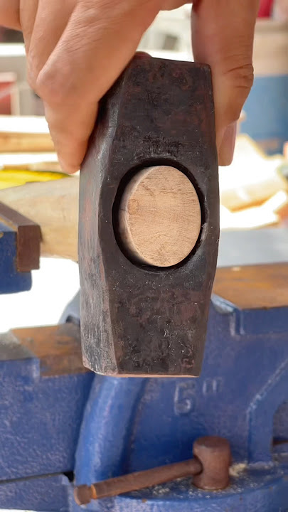 Breakthrough Hammer Handle Fitting Idea: Something You’ve Never Seen Before! #diy
