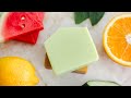 Making soap with fresh ingredients a compilation