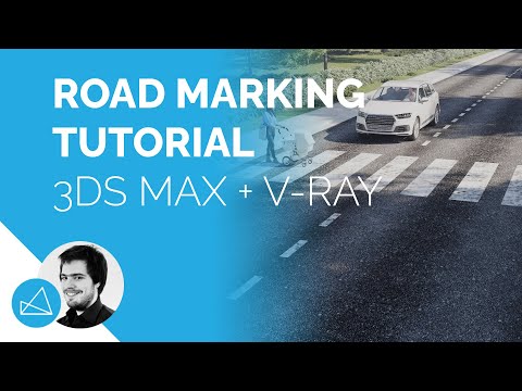 Archviz Quick Tips: Road Surface Marking / Street Stripes In 3ds Max And V-ray