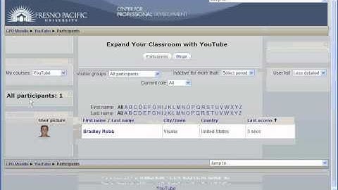 Navigate Moodle