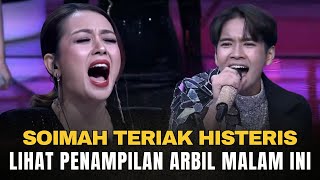MAE SOIMAH SHOUTED HYSTERICALLY WHEN SEEING ARBIL ASAHAN'S PERFORMANCE TONIGHT AT TOP 6 D'ACADEMY...
