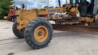 1983 Champion 740A Grader w/ Attached Snow Wing