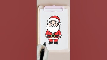 How to Draw Santa Claus | Step-by-Step Tutorial for Beginners