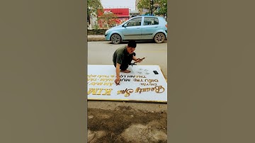 cách dán chữ biển quảng cáo | ART Tungpro #