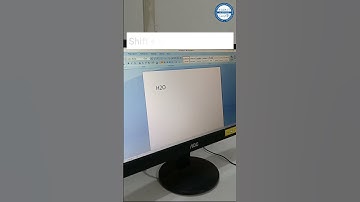 How to type Subscript Using Keyboard Shortcut #MSWord #KeyboardShortcut #ShortcutKey