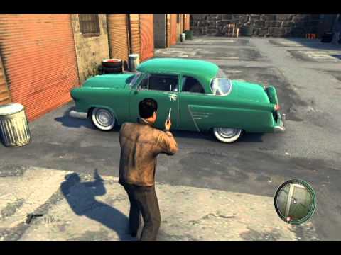 Mafia 2 Demo - Shooting a car lock