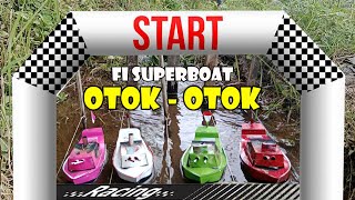 BALAPAN KAPAL OTOK OTOK I F1 POWERBOAT 2023 otok - otok racing ( SIRKUIT SAWAH MANDALIKA )