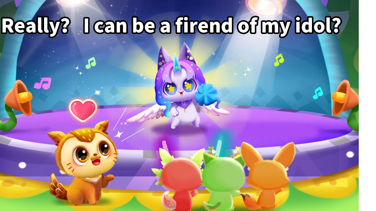 Really？ I can be a firend of my idol? |  BabyBus | Panda Games | Cat Games | Pet Care |