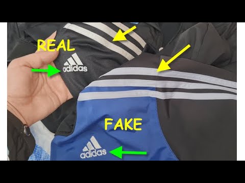 Zip jacket original fake. How to spot Adidas Tracksuit jackets YouTube