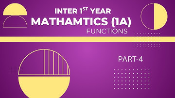 FUNCTIONS (EX:1a) Q.No-2(1to3 problems)|INTER 1ST YEAR|MATHS 1a  FUNCTIONS| English Medium