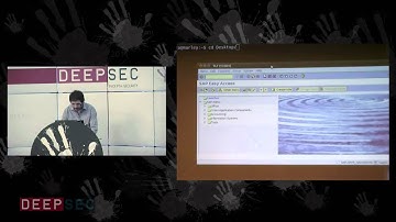 DeepSec 2011  Your crown jewels online  Further Attacks to SAP Web Applications
