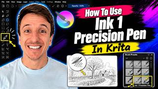 How To Use Ink 1 Precision Pen In Krita