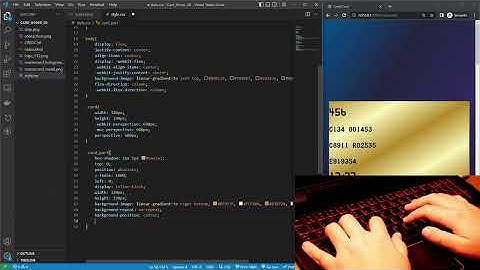 ASMR Programming - Coding a Credit Card UI - No Talking