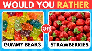 Would You Rather…? JUNK FOOD vs HEALTHY FOOD 🍔🥗