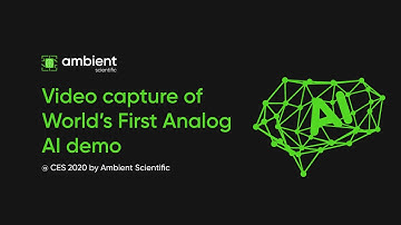 Ambient Scientific | World’s First Analog AI Demo | Revolutionary Technology Unveiled