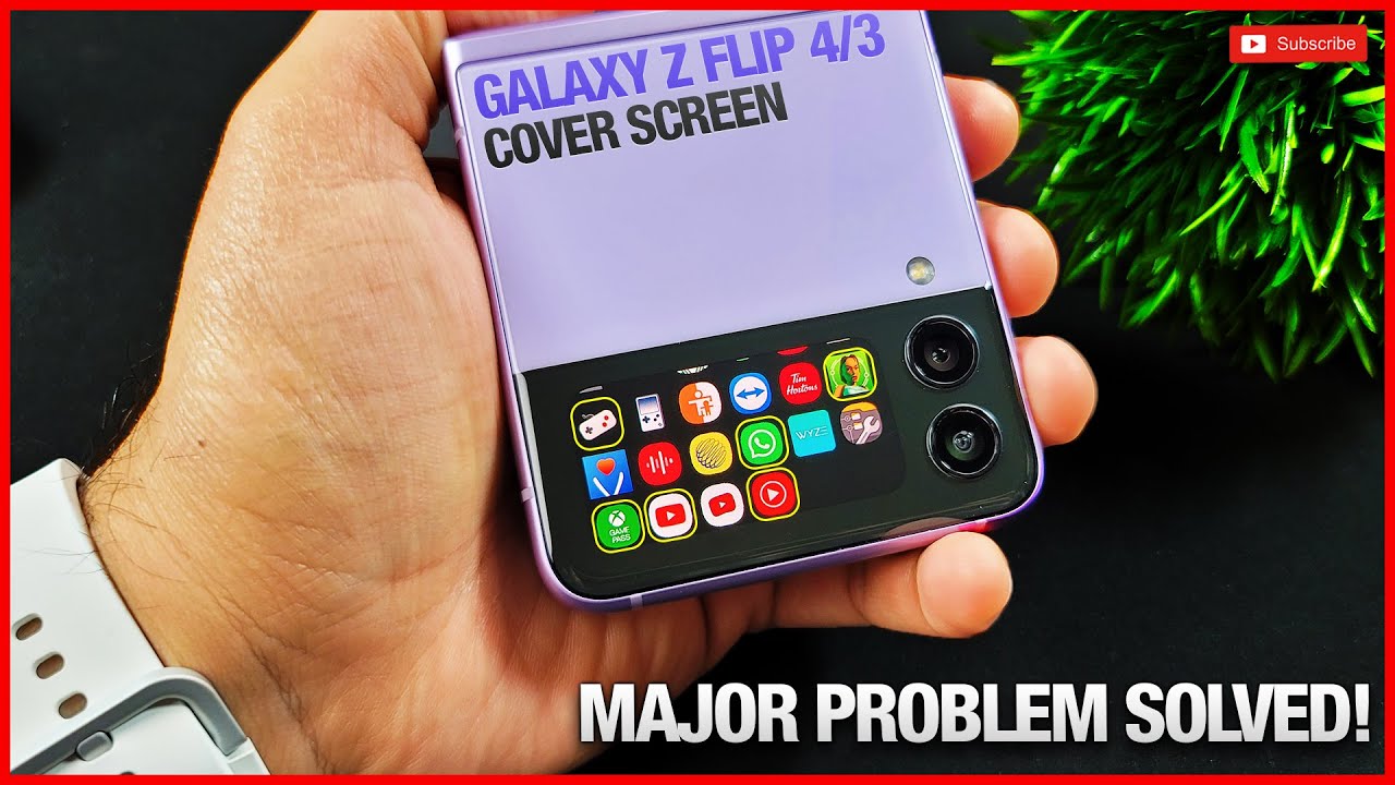 Galaxy Z Flip 3 Cover Screen – Big Problem Solved!