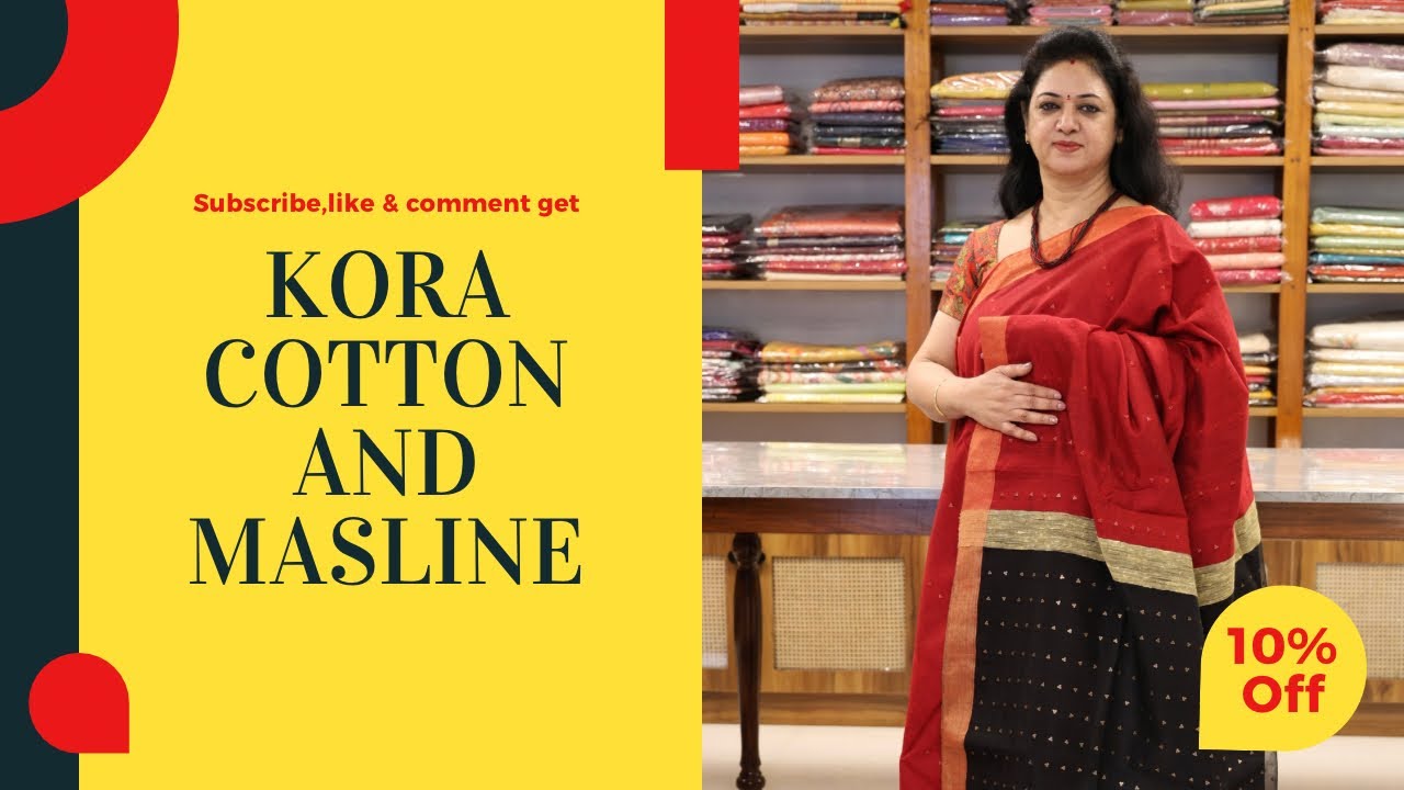 Kora cotton and masline || Subscribe,like & comment get 10% off ||
