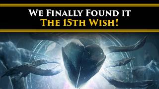 Destiny 2 Lore - The 15th Wish, Season of the Wish & Savathun's secret Ahamkara Egg!