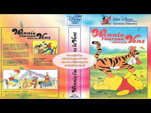 Opening & Closing to Winnie the Pooh and the Blustery Day 1980s Rental VHS [European French 50fps]